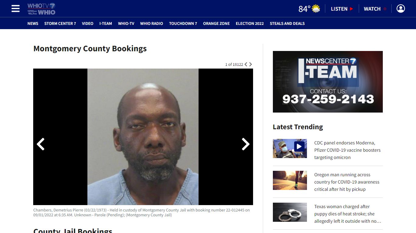 Montgomery County Inmates – WHIO TV 7 and WHIO Radio